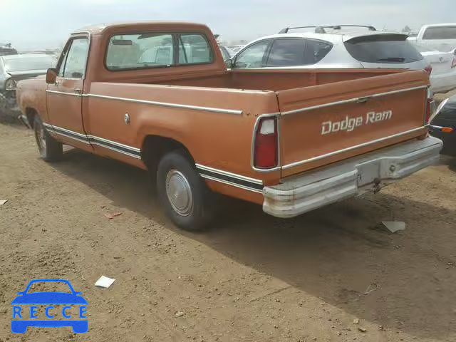 1980 DODGE PICKUP D14AEAC102199 image 2