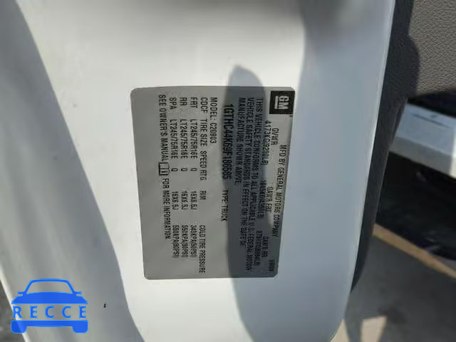 2009 GMC SIERRA C25 1GTHC44K69F186585 image 9
