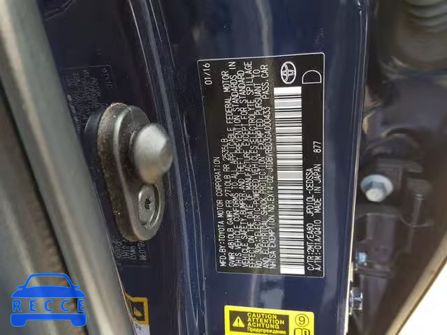 2016 TOYOTA MIRAI JTDBVRBD3GA000433 зображення 9