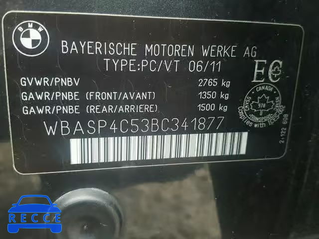 2011 BMW 550 XIGT WBASP4C53BC341877 зображення 9