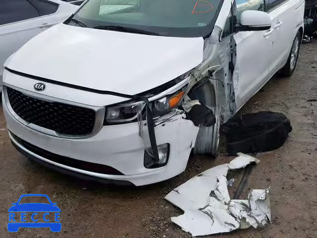 2017 KIA SEDONA EX KNDMC5C11H6256988 зображення 8