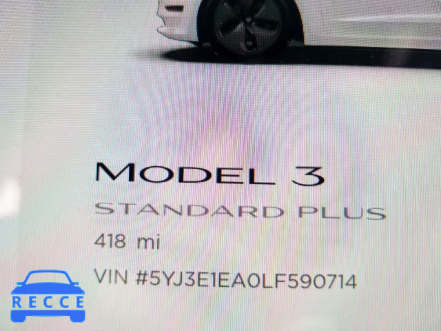 2020 TESLA MODEL 3 5YJ3E1EA0LF590714 Bild 7