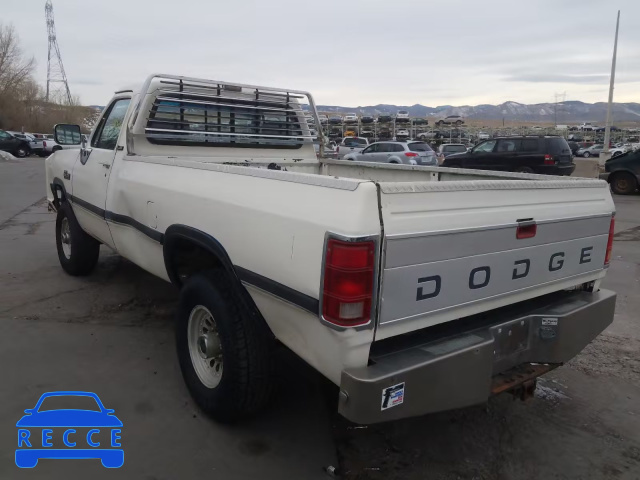 1991 DODGE W-SERIES W 1B7KM2680MS254520 image 2