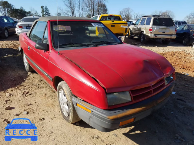 1991 DODGE SHADOW 3B3XP45K0MT624791 зображення 0