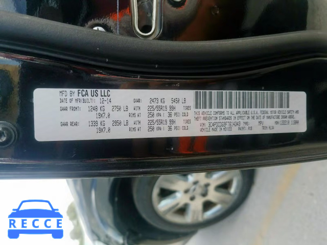 2015 DODGE JOURNEY LI 3C4PDCDG9FT614343 image 9