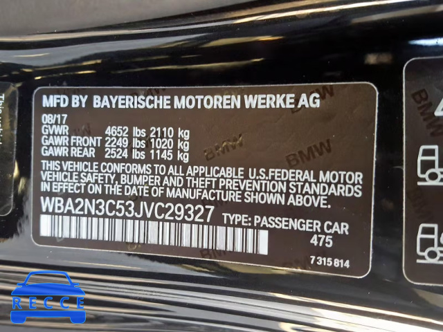 2018 BMW M240XI WBA2N3C53JVC29327 зображення 9