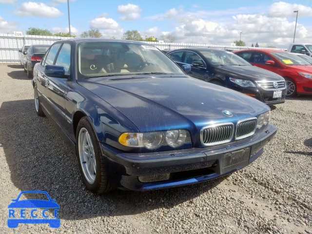 2001 BMW 750 IL WBAGJ034X1DD74670 image 0