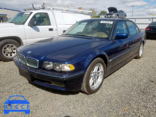 2001 BMW 750 IL WBAGJ034X1DD74670 image 1