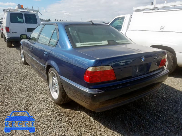 2001 BMW 750 IL WBAGJ034X1DD74670 image 2