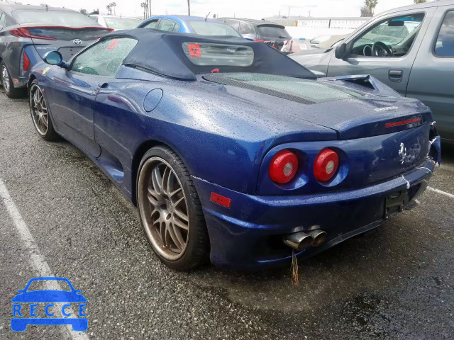 2003 FERRARI 360 SPIDER ZFFYT53A330132896 зображення 2