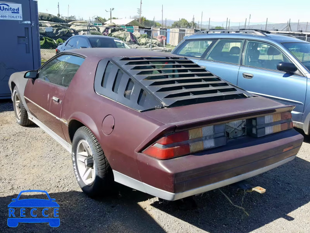 1982 CHEVROLET CAMARO 1G1AP87H8CL145440 зображення 2