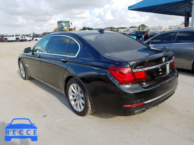 2015 BMW 740 LXI WBAYF4C53FGS99271 image 2