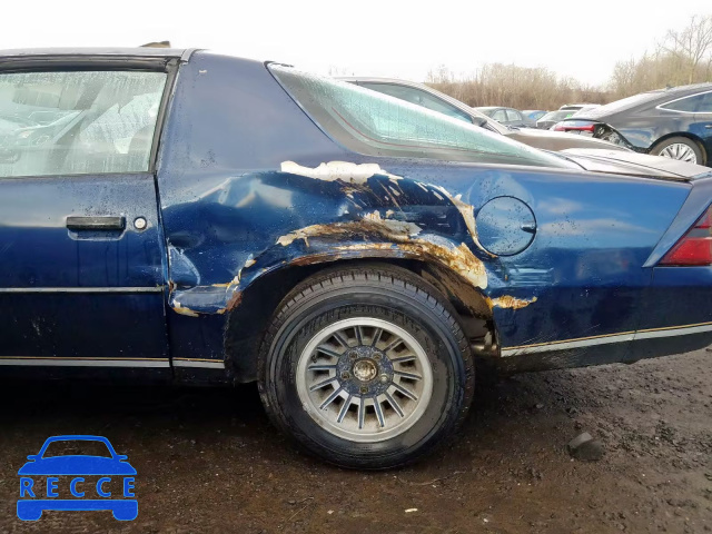 1983 CHEVROLET CAMARO BER 1G1AS87H0DN181501 зображення 8