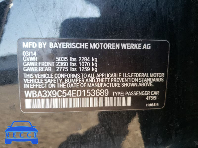 2014 BMW 335 XIGT WBA3X9C54ED153689 image 9