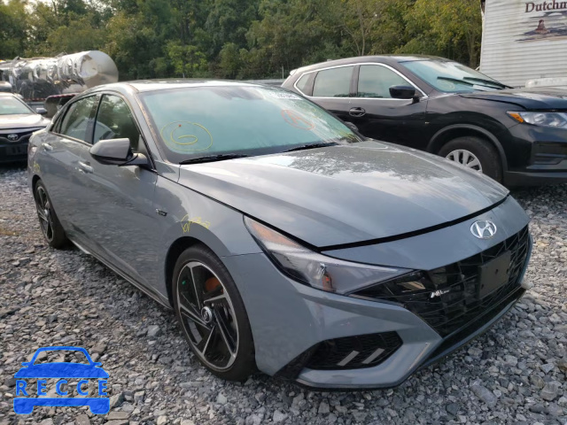 2021 HYUNDAI ELANTRA N KMHLR4AF7MU111216 зображення 0
