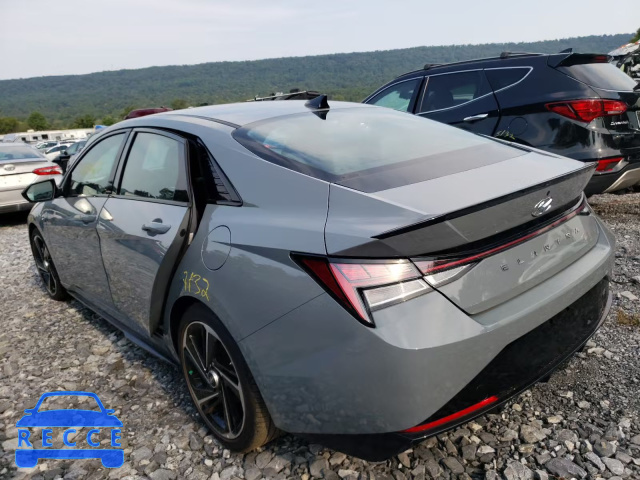 2021 HYUNDAI ELANTRA N KMHLR4AF7MU111216 зображення 2
