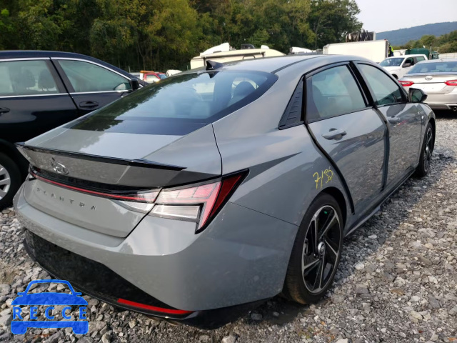 2021 HYUNDAI ELANTRA N KMHLR4AF7MU111216 зображення 3