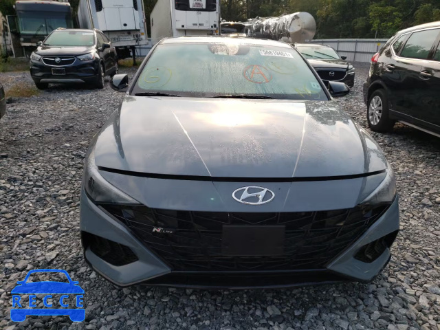 2021 HYUNDAI ELANTRA N KMHLR4AF7MU111216 зображення 8