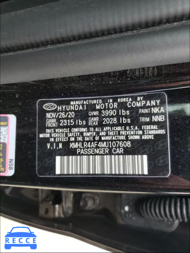 2021 HYUNDAI ELANTRA N KMHLR4AF4MU107608 image 9