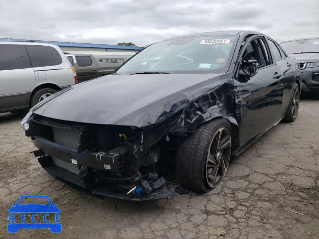2021 HYUNDAI ELANTRA N KMHLR4AF4MU107608 image 1