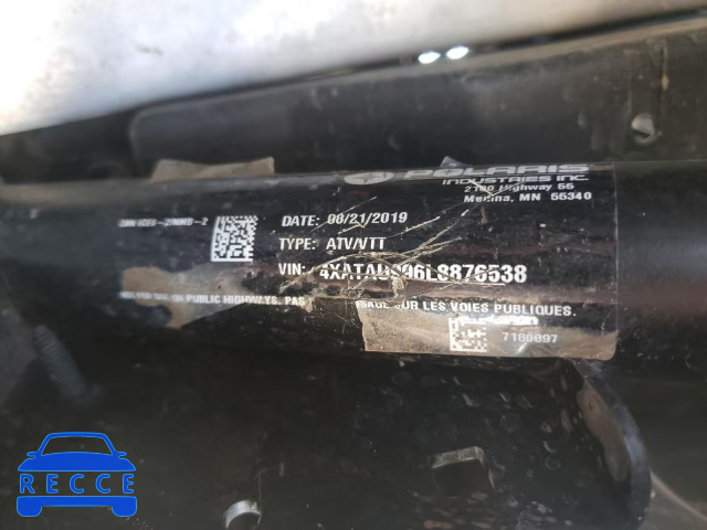 2020 POLARIS RANGER 100 4XATAU996L8876538 image 9