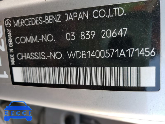1994 MERCEDES-BENZ S 600 WDB1400571A171456 Bild 9