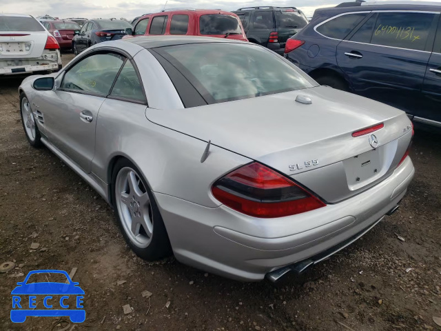 2005 MERCEDES-BENZ SL 55 AMG WDBSK74F25F099028 image 2