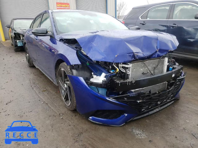 2021 HYUNDAI ELANTRA N KMHLR4AF6MU173285 зображення 0