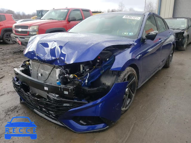 2021 HYUNDAI ELANTRA N KMHLR4AF6MU173285 зображення 1