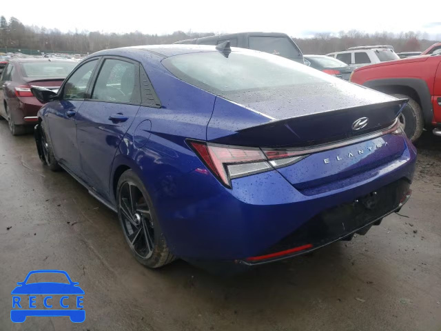 2021 HYUNDAI ELANTRA N KMHLR4AF6MU173285 зображення 2