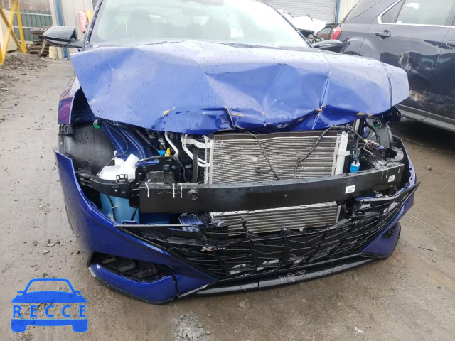2021 HYUNDAI ELANTRA N KMHLR4AF6MU173285 зображення 8