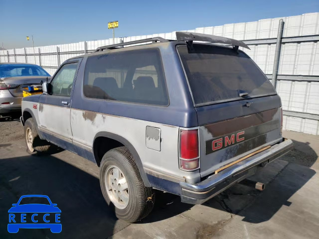 1987 GMC S15 JIMMY 1GKCT18R8H8537570 image 2