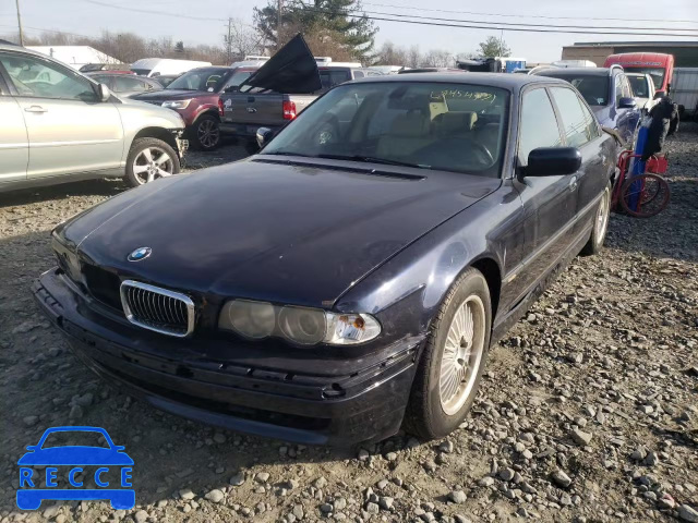 2001 BMW 750 IL WBAGJ03481DD74344 image 1