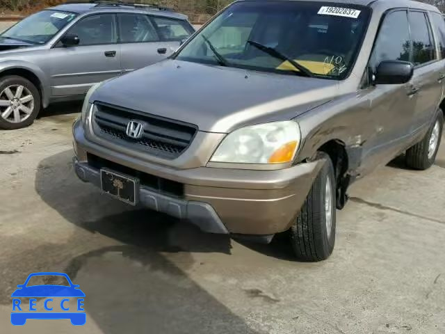 2003 HONDA PILOT LX 2HKYF18133H545685 image 8