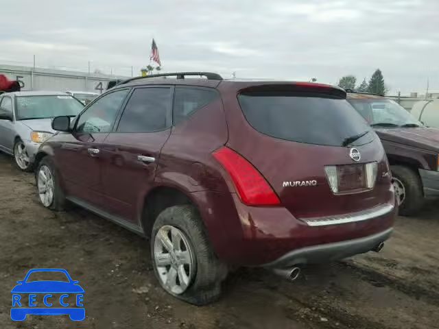 2007 NISSAN MURANO SL JN8AZ08W07W600595 image 2