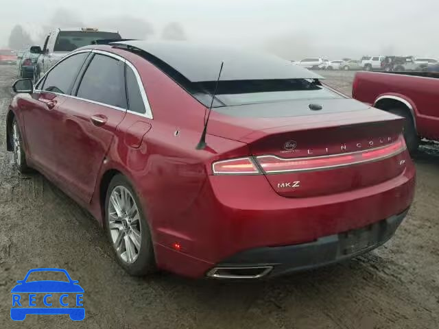 2014 LINCOLN MKZ HYBRID 3LN6L2LUXER814297 image 2