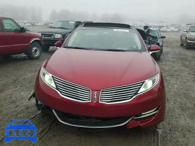 2014 LINCOLN MKZ HYBRID 3LN6L2LUXER814297 image 8
