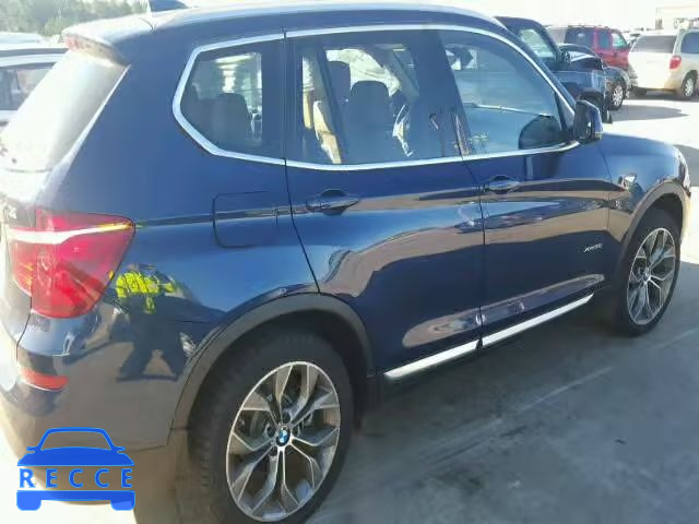 2016 BMW X3 XDRIVE3 5UXWX7C58G0R18125 зображення 9