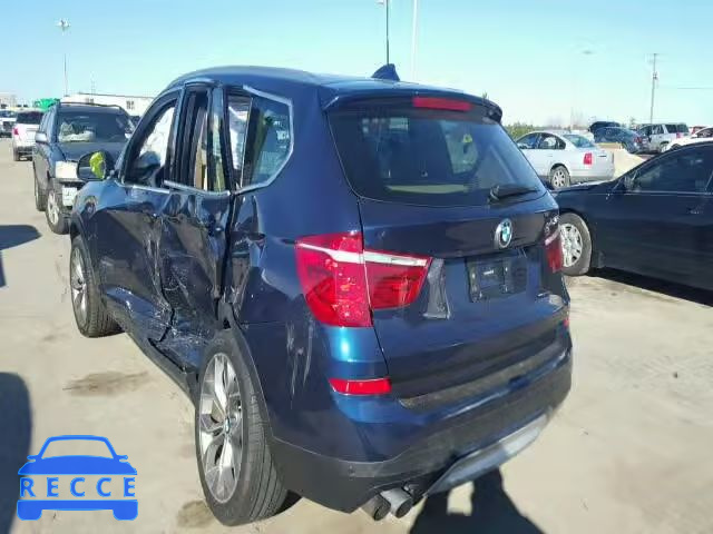 2016 BMW X3 XDRIVE3 5UXWX7C58G0R18125 зображення 2