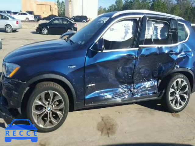 2016 BMW X3 XDRIVE3 5UXWX7C58G0R18125 зображення 8