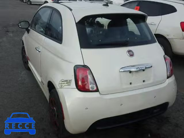 2013 FIAT 500 ELECTR 3C3CFFGE3DT745970 зображення 2