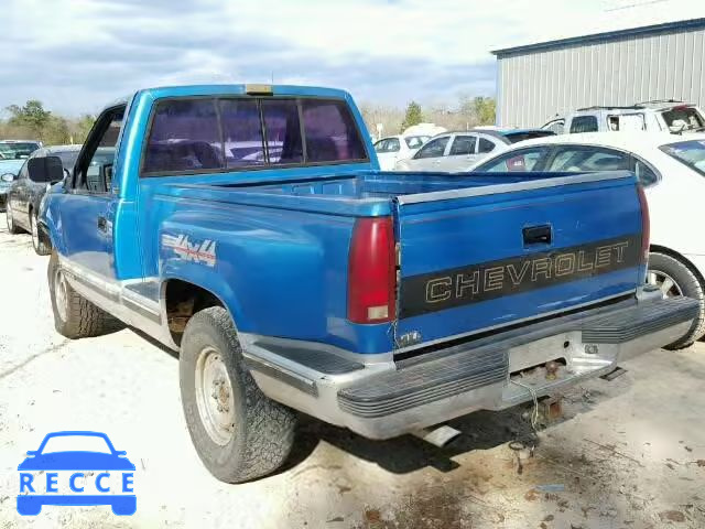 1992 CHEVROLET K1500 1GCEK14K2NZ146761 image 2