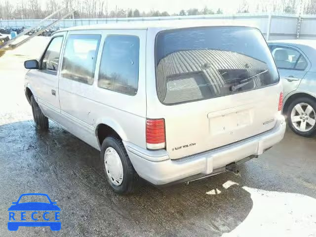 1993 PLYMOUTH VOYAGER 2P4GH2530PR375078 зображення 2