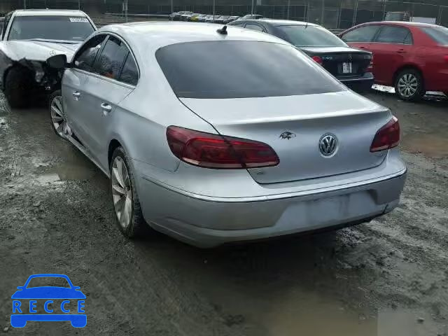 2013 VOLKSWAGEN CC LUXURY WVWHU7AN2DE500809 зображення 2