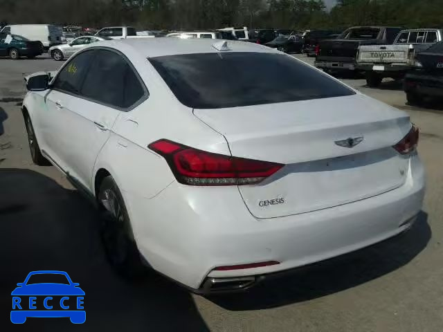 2016 HYUNDAI GENESIS KMHGN4JE5GU128122 image 2