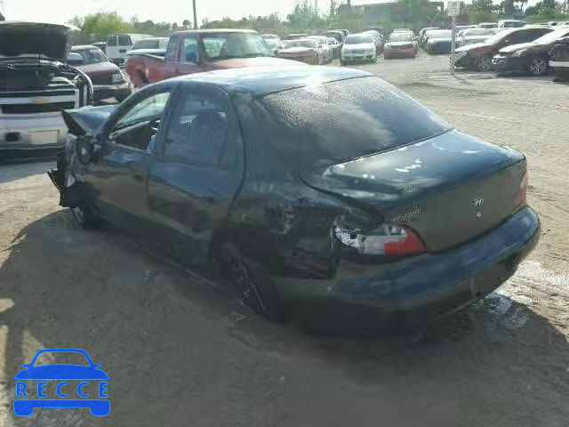 1998 HYUNDAI ELANTRA KMHJF24M3WU686317 image 2