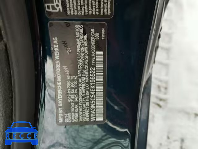 2014 BMW 428XI WBA3N5C54EK196522 зображення 9