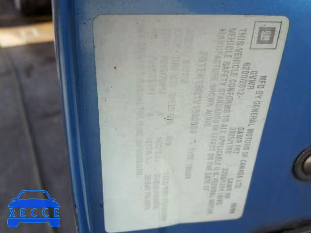 1997 GMC SIERRA K15 2GTEK19R1V1500364 image 9