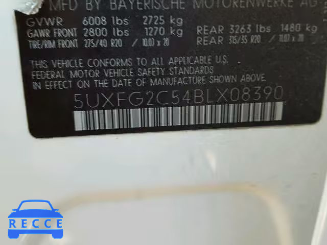 2011 BMW X6 XDRIVE3 5UXFG2C54BLX08390 image 9