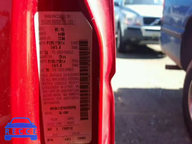 1991 NISSAN SHORT BED 1N6SD11S2MC392936 image 9
